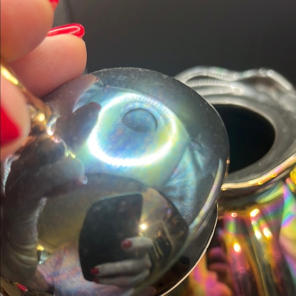 Iridescent Gold and Black Teapot - Picture 6 of 11